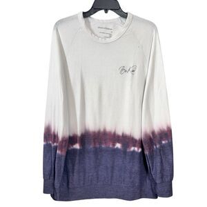 Good Hyouman BE KIND Tie Dye Sweatshirt Size M White Purple Casual Loungewear